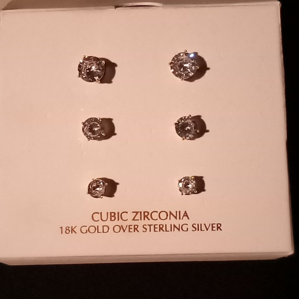 18k gold over Sterling silver